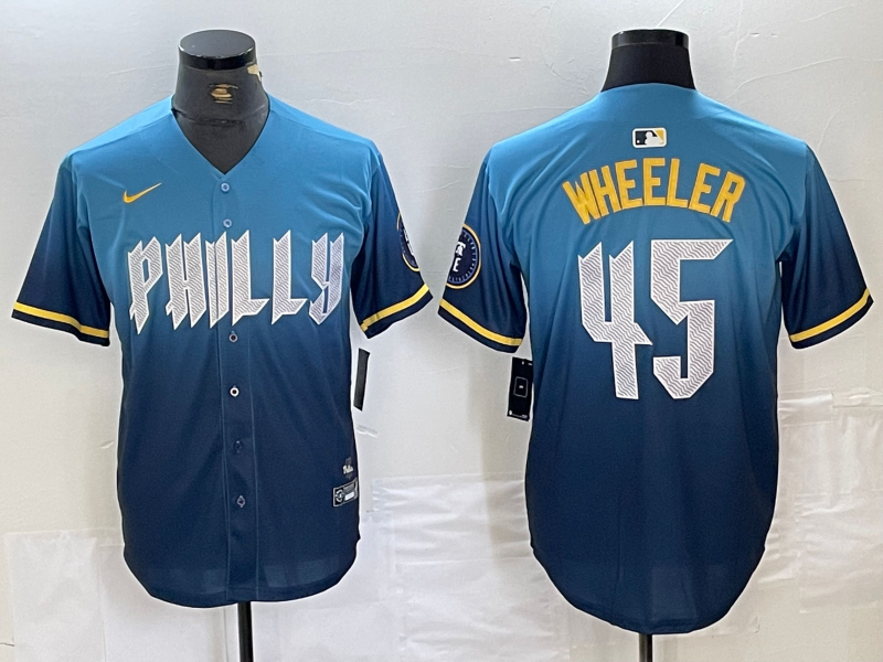 Men/Women/Youth Philadelphia Phillies Zack Wheeler #45 baseball Jerseys