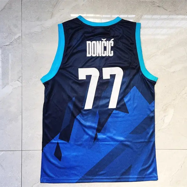 Dallas Mavericks Luka Don?i? NO.77 Basketball Jersey