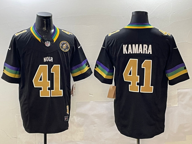 2025 Adult New Orleans Saints Alvin Kamara NO.41 Football Jerseys