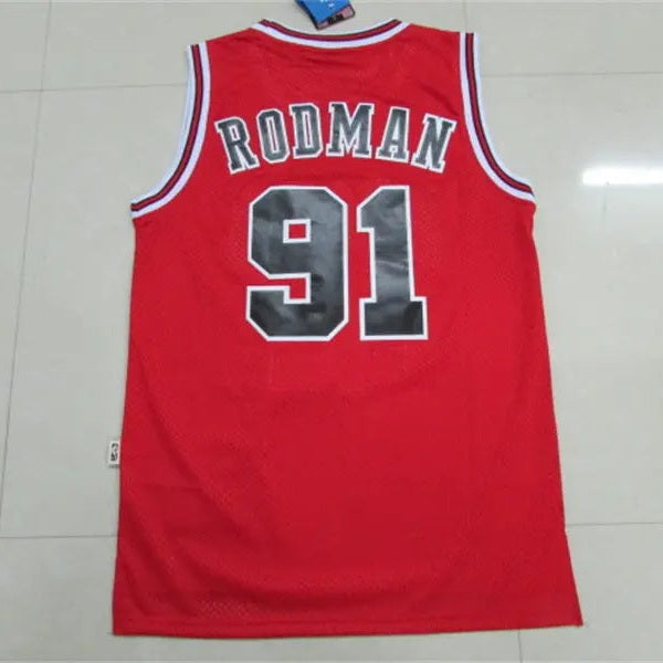 Chicago Bulls Dennis Rodman NO.91 Basketball Jersey