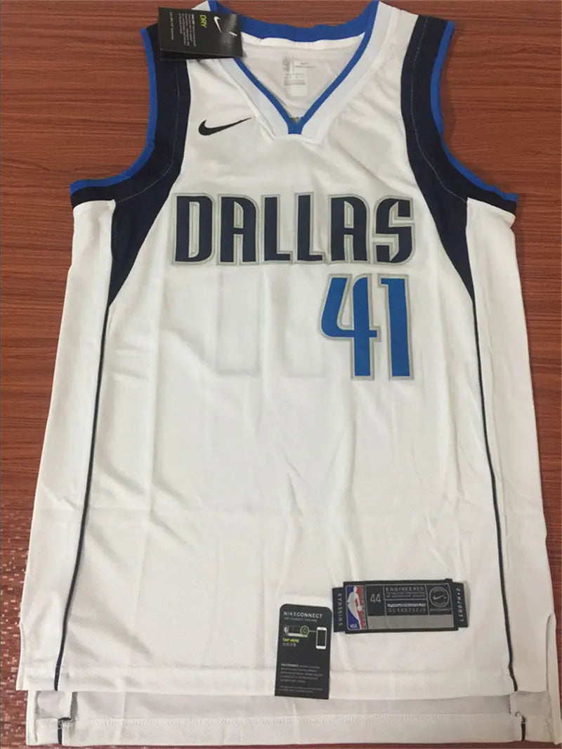 Dallas Mavericks Dirk Nowitzki NO.41 Basketball Jersey