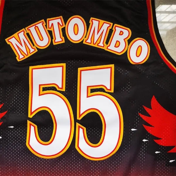 Atlanta Hawks Dikembe Mutombo NO.55 Basketball Jersey