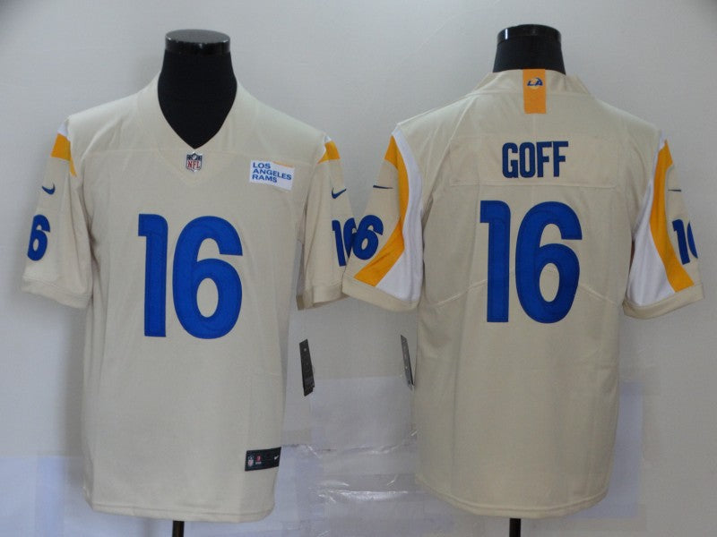Adult Los Angeles Rams Jared Goff NO.16 Football Jerseys