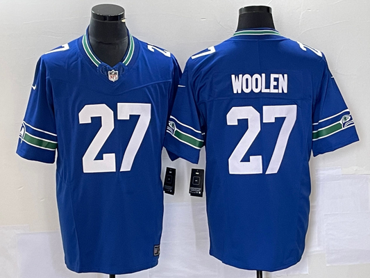 New arrival Adult Seattle Seahawks Riq Woolen NO.27 Football Jerseys