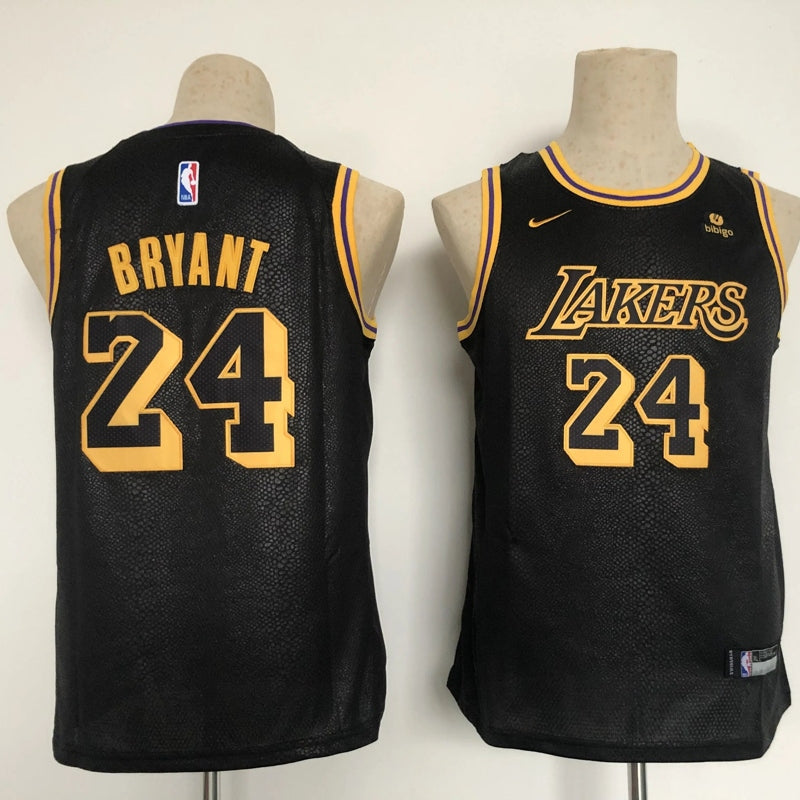 Kids Los Angeles Lakers Bryant NO.24 Basketball Jersey
