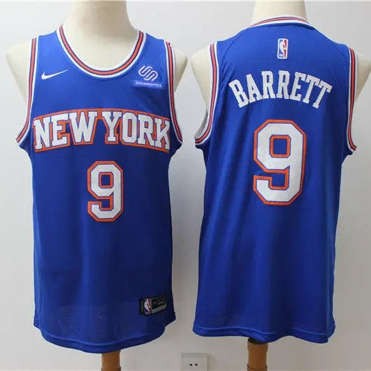New York Knicks Barrett NO.9 Basketball Jersey