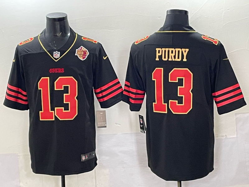 Newest arrival 2025 Adult San Francisco 49ers Brock Purdy No.13 Football Jerseys