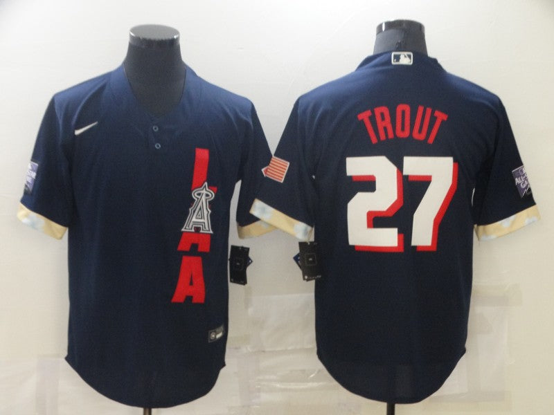 Men/Women/Youth Los Angeles Angels Mike Trout #27 baseball Jerseys