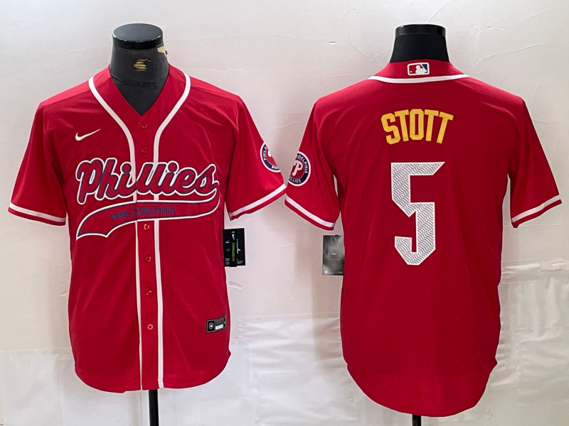 Men/Women/Youth Philadelphia Phillies Bryson Stott #5 baseball Jerseys