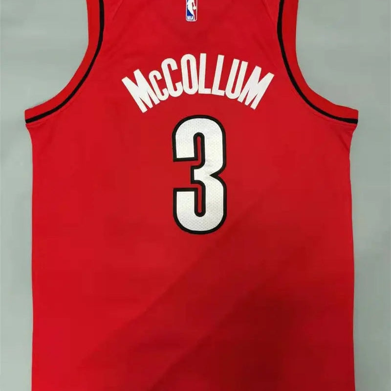 Portland Trail Blazers CJ McCollum NO.3 Basketball Jersey