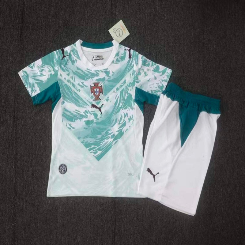 Kids Portugal 2026 world cup away soccer Jersey custom name and number