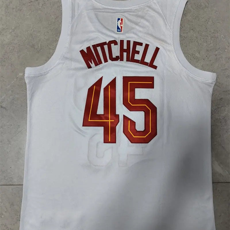 Cleveland Cavaliers Donovan Mitchell NO.45 Basketball Jersey