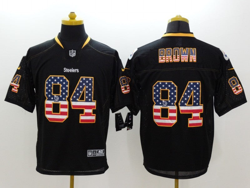 Adult Pittsburgh Steelers Antonio Brown NO.84 Football Jerseys
