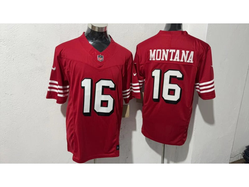 Adult San Francisco 49ers Joe Montana NO.16 Football Jerseys