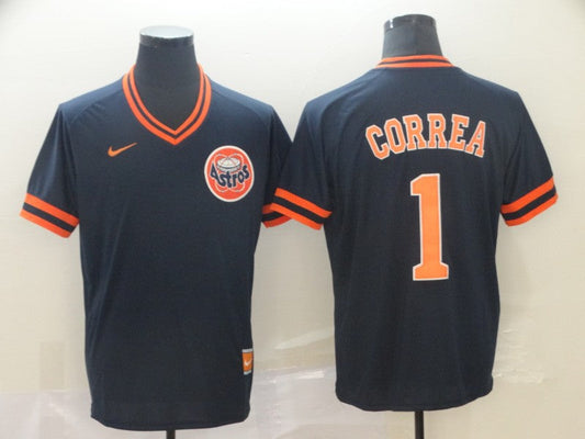 Men/Women/Youth Houston Astros Carlos Correa #1 baseball Jerseys