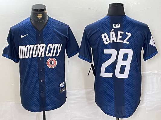 Men/Women/Youth Detroit Tigers Javier Báez NO.28 baseball Jerseys
