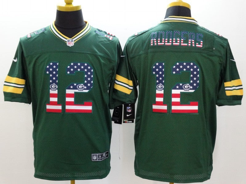 Adult Green Bay Packers Aaron Rodgers NO.12 Football Jerseys
