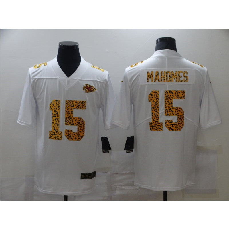 men/women/kids KC.Chiefs Mahomes NO.15 White Football Jersey
