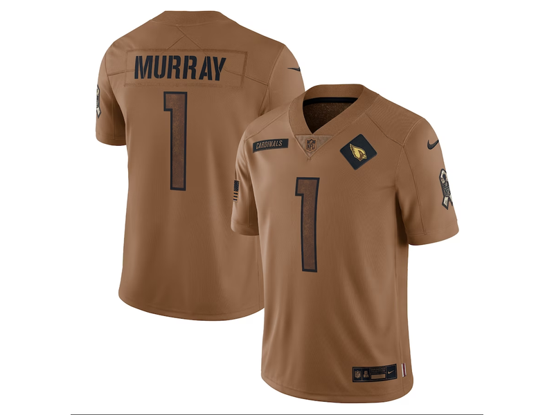 men/women/kids #1 Arizona Cardinals Kyler Murray 2023 Salute To Service Jersey