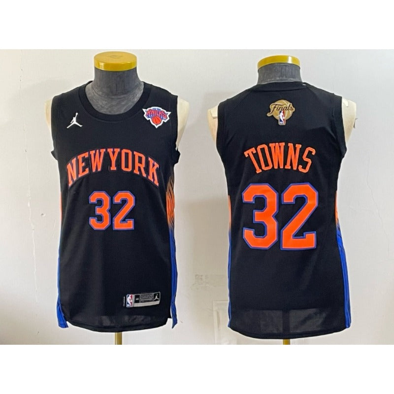 New coming New York Knicks Karl-Anthony Towns swingman jerseys S-2XL finals