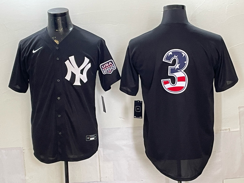Men/Women/Youth New York Yankees Babe Ruth USA flag NO.3 baseball Jerseys