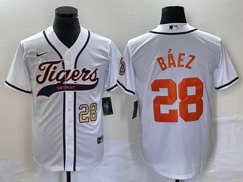 Men/Women/Youth Detroit Tigers Javier Báez NO.28 baseball Jerseys