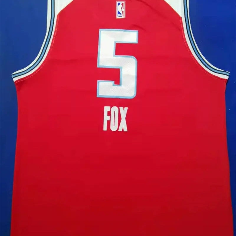 Sacramento Kings Fox NO.5 Basketball Jersey