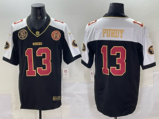 Newest arrival 2025 Adult San Francisco 49ers Brock Purdy No.13 Football Jerseys