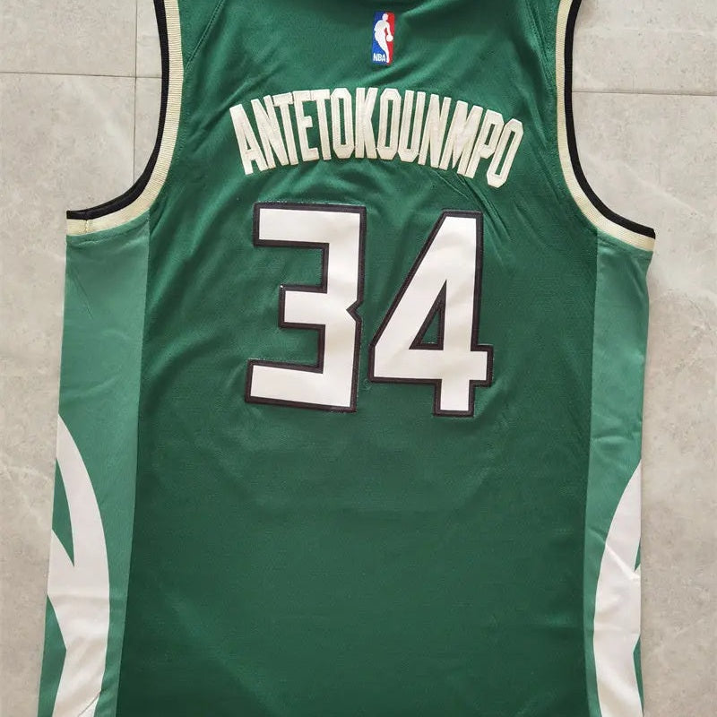 Milwaukee Bucks Giannis Antetokounmpo NO.34 Basketball Jersey