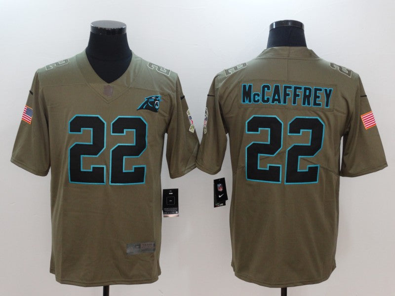 Adult Carolina Panthers Christian McCaffrey NO.22 Football Jerseys