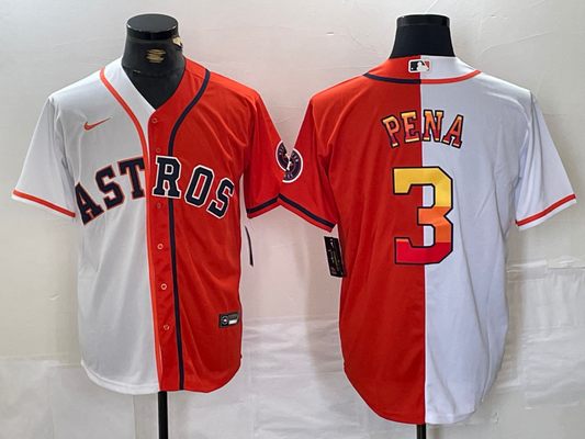Men/Women/Youth Houston Astros Jeremy Peña #3 baseball Jerseys