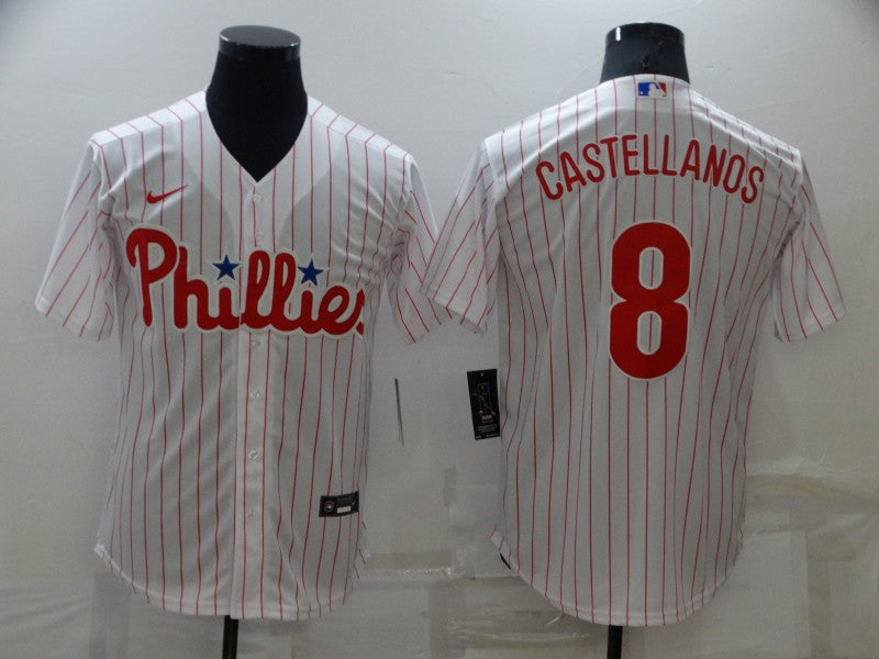Men/Women/Youth Philadelphia Phillies Nick Castellanos #8 baseball Jerseys