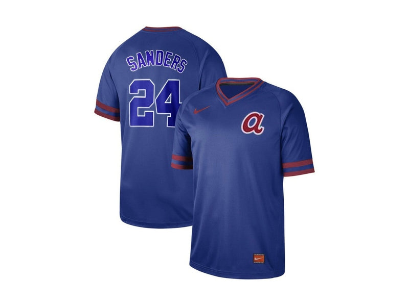 Men/Women/Youth Atlanta Braves Deion Sanders #24 baseball Jerseys