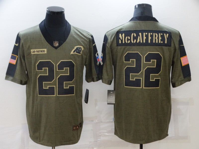 Adult Carolina Panthers Christian McCaffrey NO.22 Football Jerseys