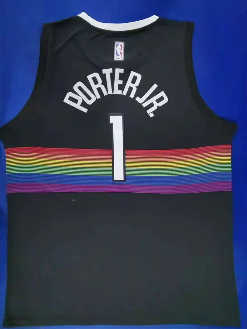 Denver Nuggets Porter JR. NO.1 Basketball Jersey