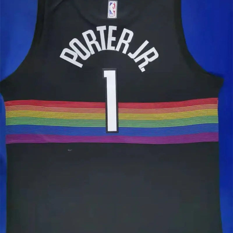 Denver Nuggets Porter JR. NO.1 Basketball Jersey