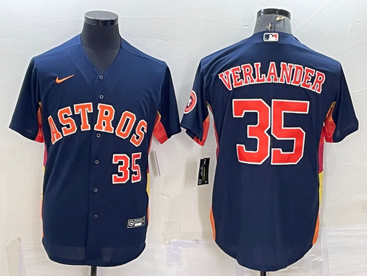 Men/Women/Youth Houston Astros Justin Verlander #35 baseball Jerseys