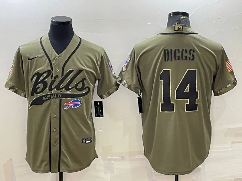 Adult Buffalo Bills Stefon Diggs NO.14 Football Jerseys