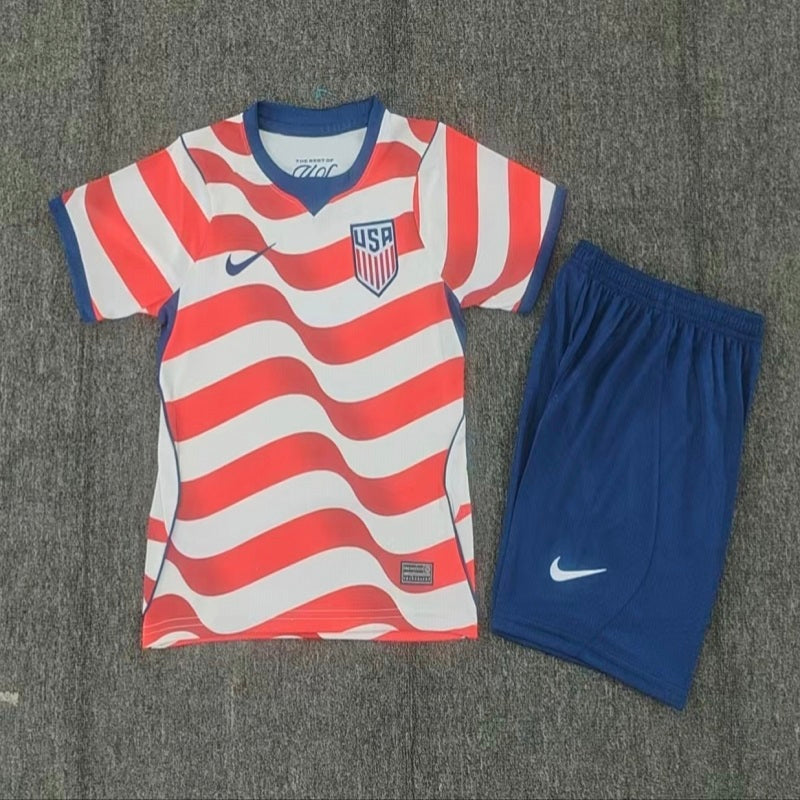 Kids United states 2026 world cup home soccer Jersey custom name and number