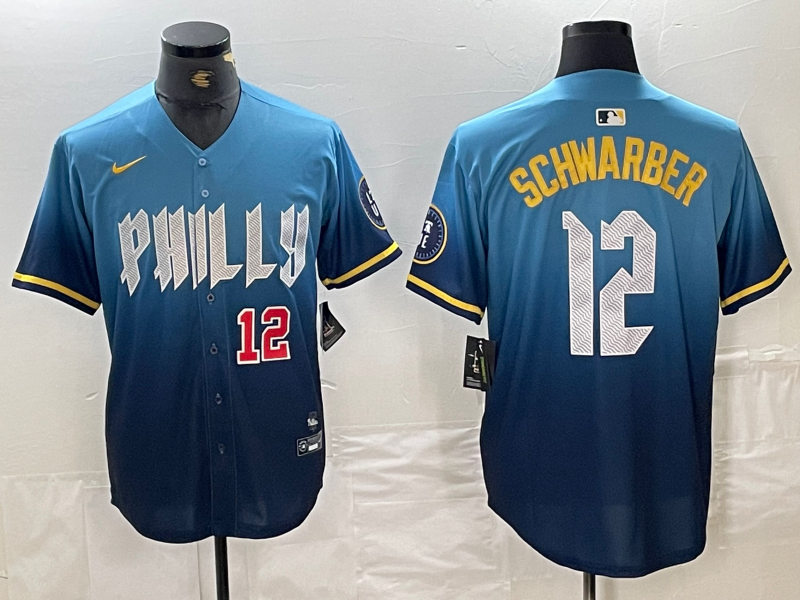 Men/Women/Youth Philadelphia Phillies Kyle Schwarber #12 baseball Jerseys