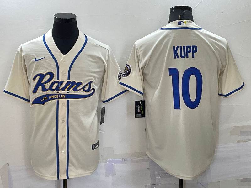 Adult Los Angeles Rams Cooper Kupp NO.10 Football Jerseys