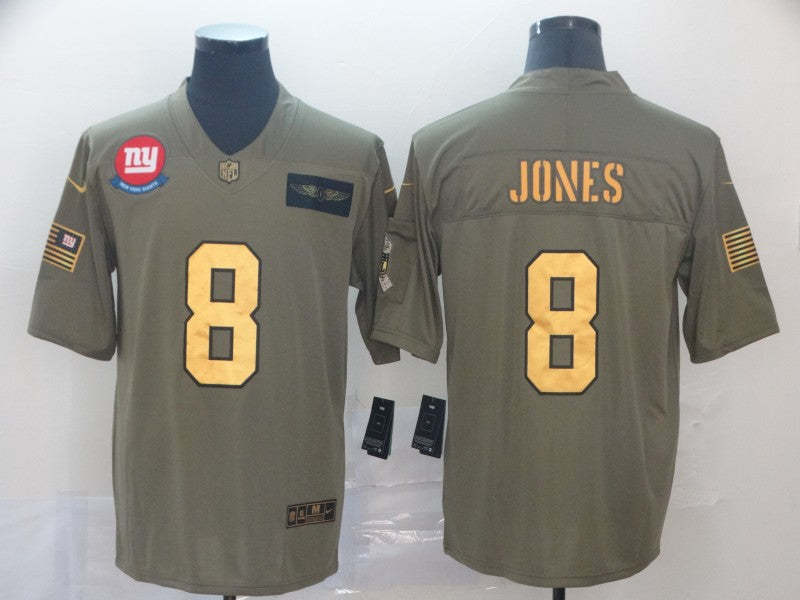 Adult New York Giants Daniel Jones NO.8 Football Jerseys