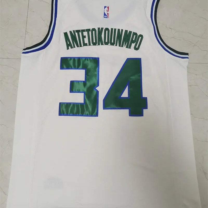 Milwaukee Bucks Giannis Antetokounmpo NO.34 Basketball Jersey
