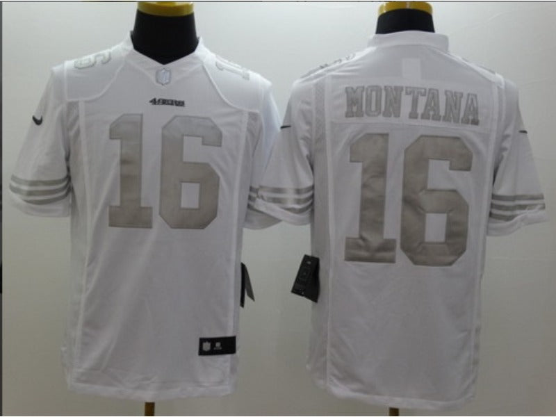 Adult San Francisco 49ers Joe Montana NO.16 Football Jerseys