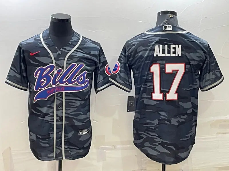 Adult Buffalo Bills Josh Allen NO.17 Football Jerseys