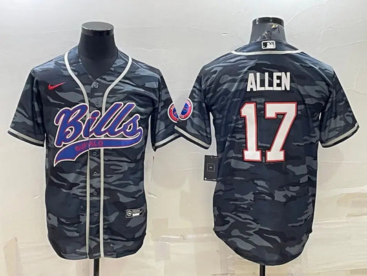 Adult Buffalo Bills Josh Allen NO.17 Football Jerseys