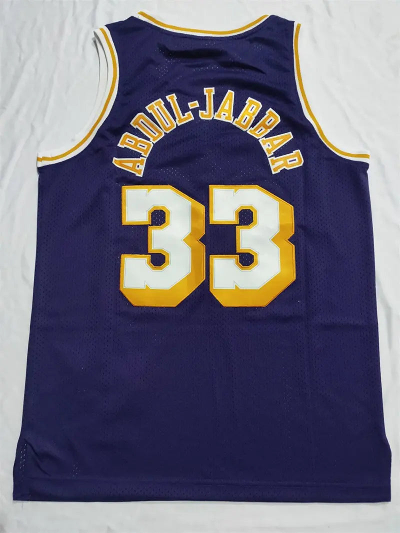 Los Angeles Lakers Kareem Abdul-Jabbar NO.33 Basketball Jersey