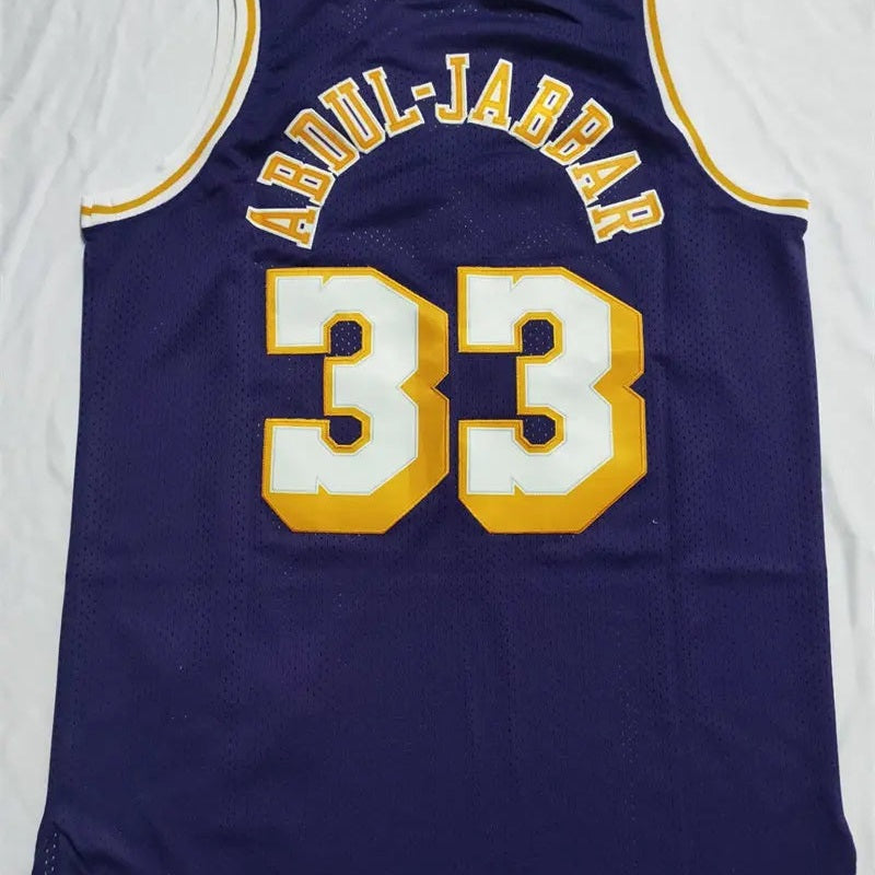 Los Angeles Lakers Kareem Abdul-Jabbar NO.33 Basketball Jersey