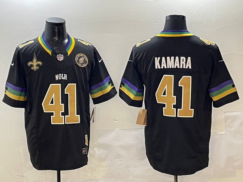 2025 Adult New Orleans Saints Alvin Kamara NO.41 Football Jerseys