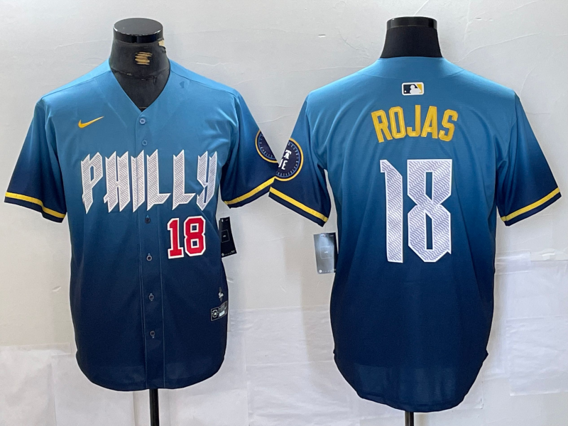 Men/Women/Youth Philadelphia Phillies Johan Rojas #18 baseball Jerseys